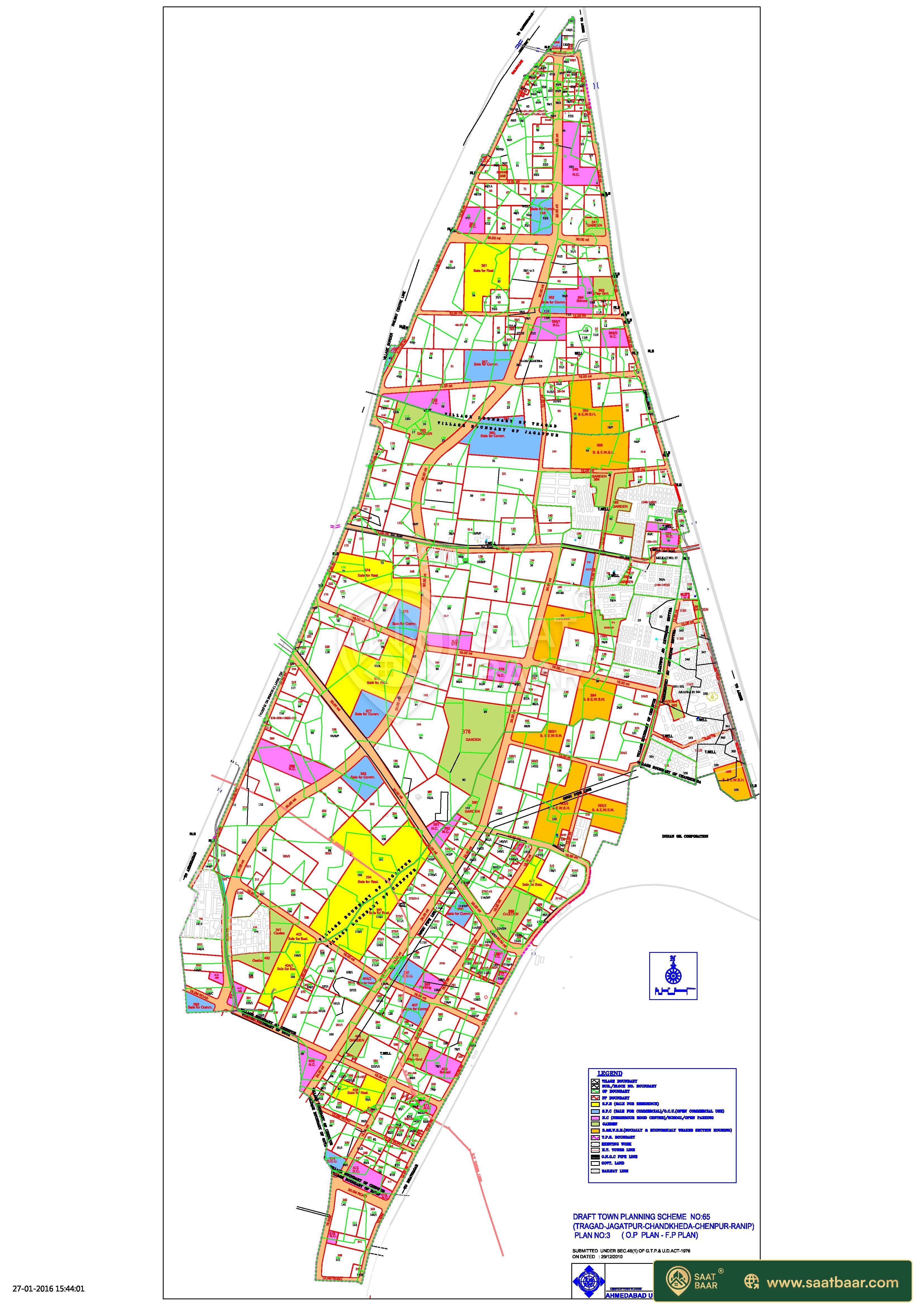 DP 65 Tragad - Jagatpur - Chandkheda - Chenpur - Ranip